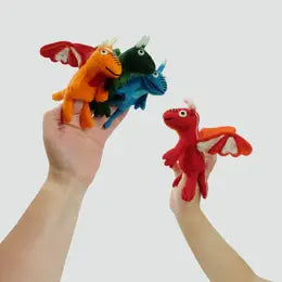 Wool Felt Finger Puppets by The Winding Road