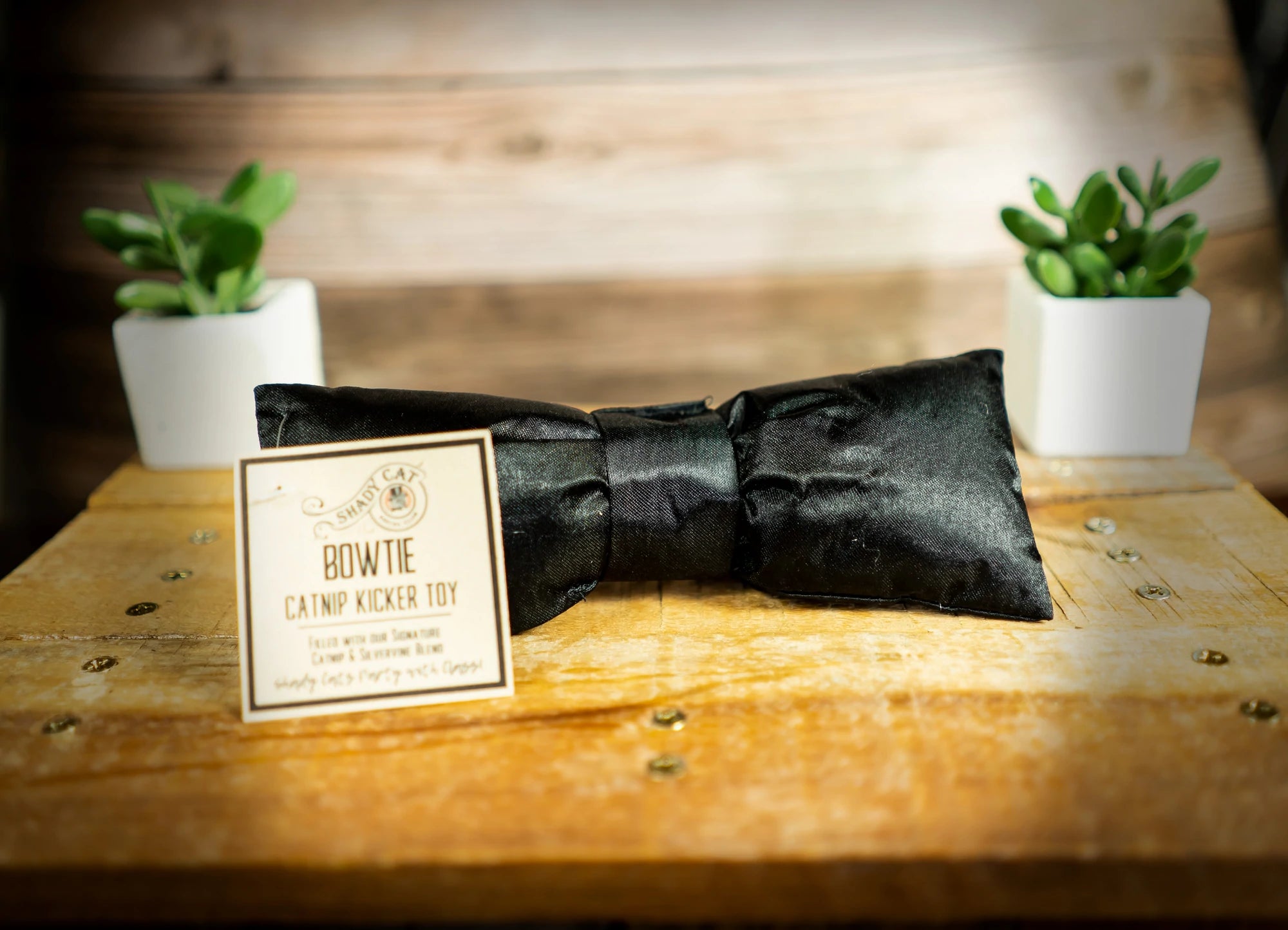 Vintage Bow Tie Catnip Kicker