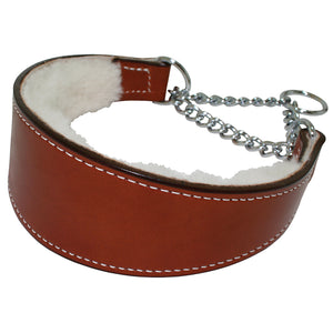 Auburn Leathercrafters Shearling Lined Martingale Collar