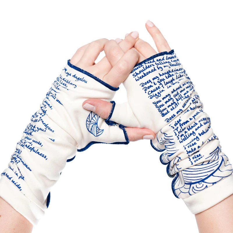 Storiarts Book Quote Writing Gloves