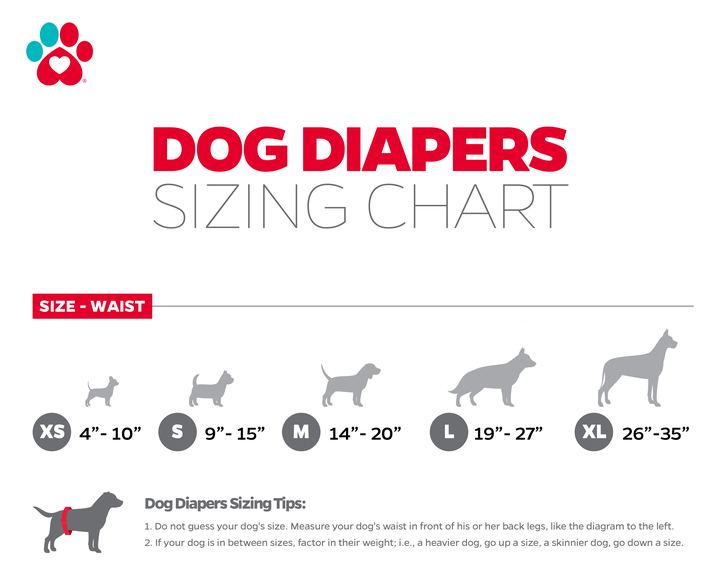 Pet Parents Washable Dog Diapers and Wraps