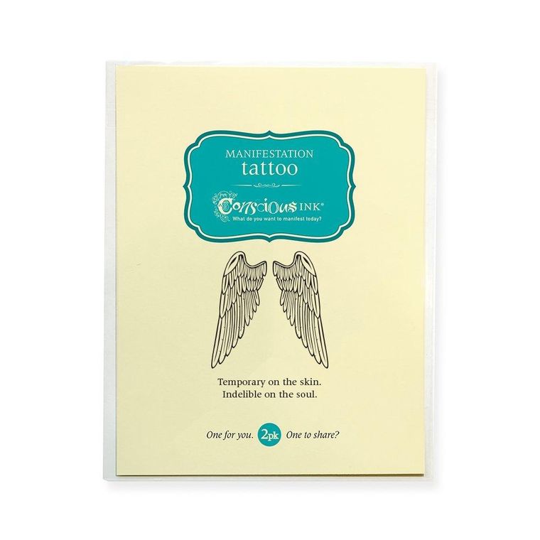 Conscious Ink Manifestation Temporary Tattoo 2 Packs
