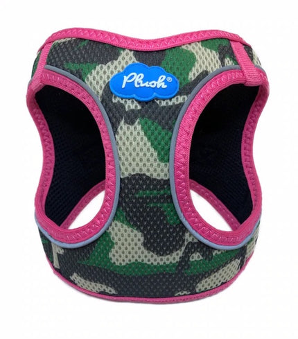 Plush Step In Patterned Harnesses