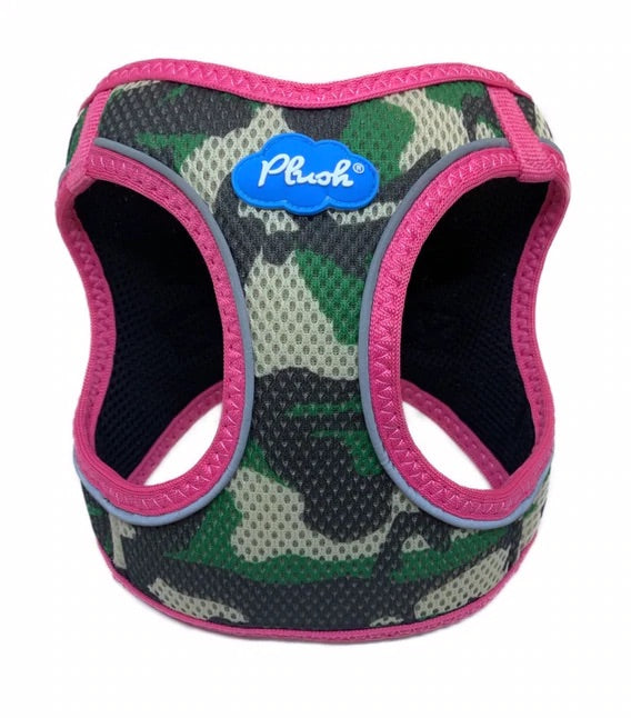 Plush Step In Patterned Harnesses