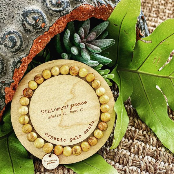 Statement Peace Wooden Jewelry