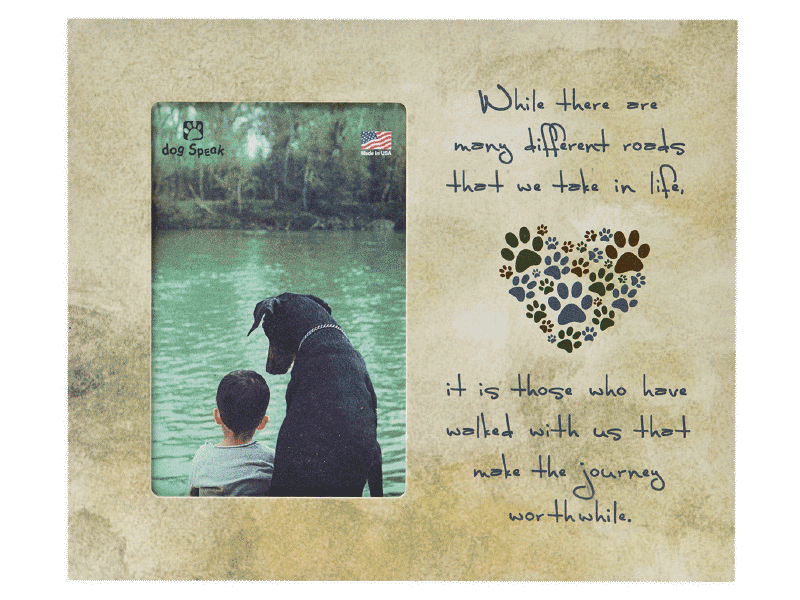 Dog Speak Memorial Frame & Sign Collection