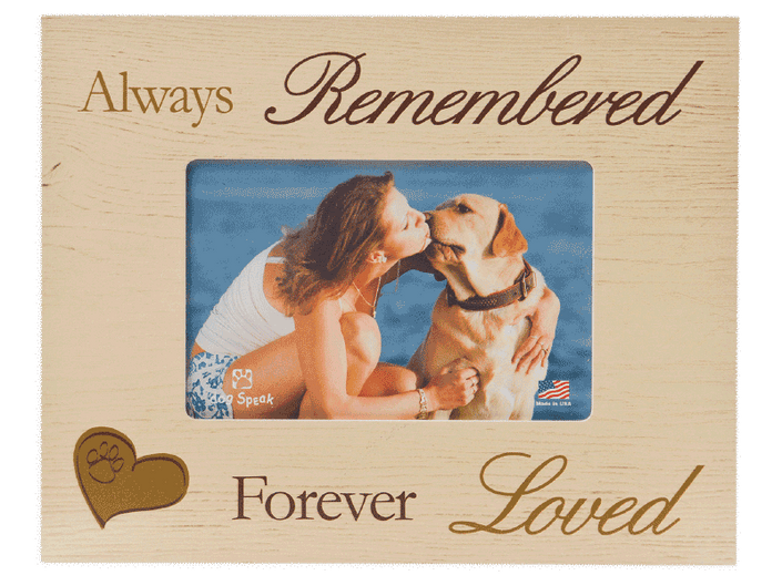 Dog Speak Memorial Frame & Sign Collection