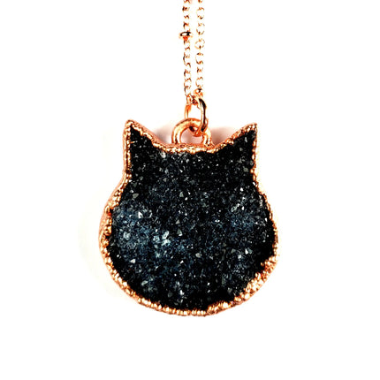 Merging Metals Copper and Stone Necklaces