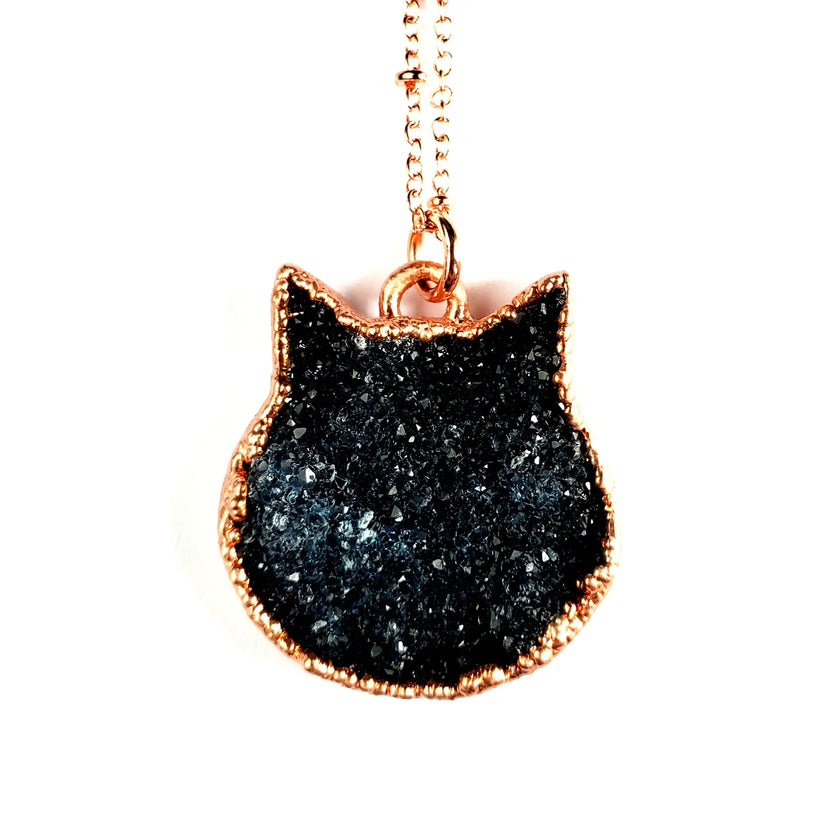 Merging Metals Copper and Stone Necklaces