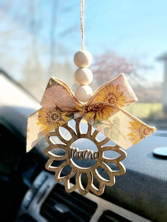 Car Charms with Essential Oil Beads