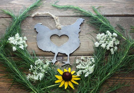 BE Creations Recycled Steel Christmas Ornaments