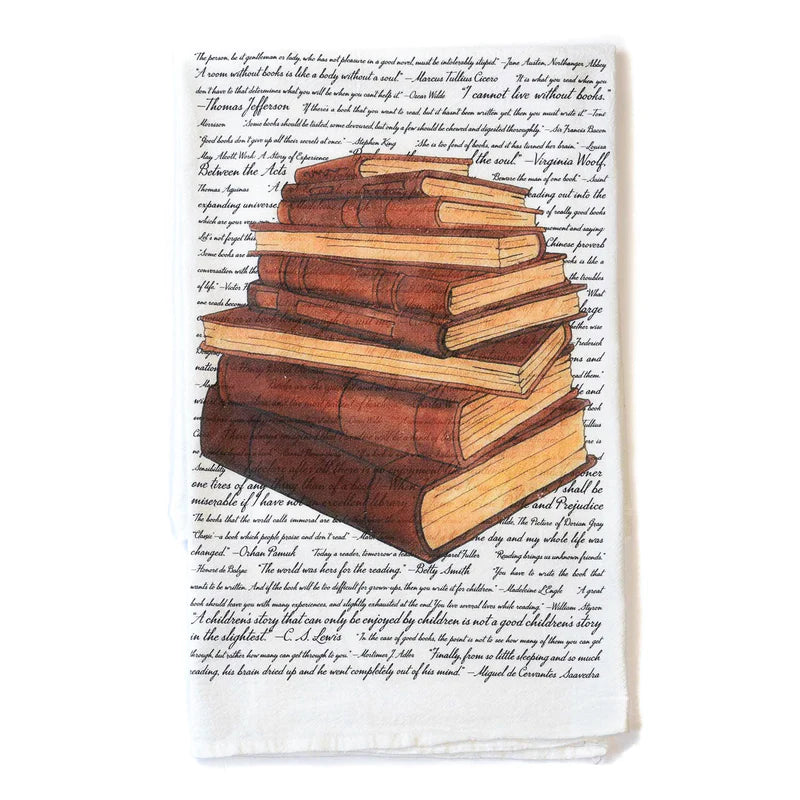 Storiarts Book Quote Tea Towels