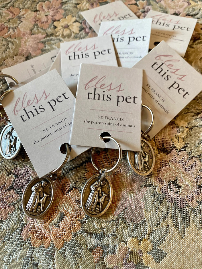 St. Francis Bless This Pet Tag