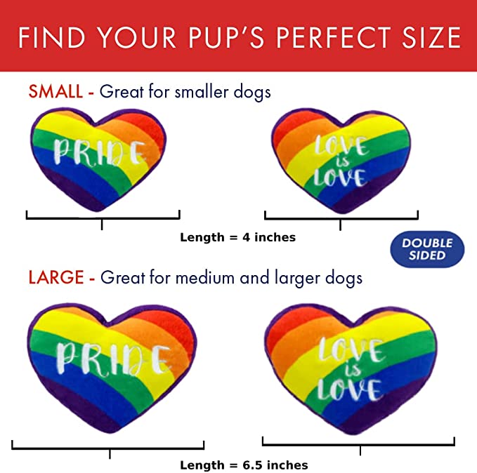 Pride Plush Dog Toys