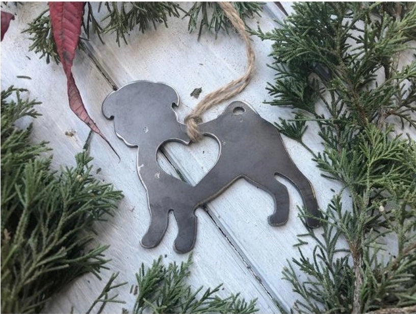 BE Creations Recycled Steel Christmas Ornaments