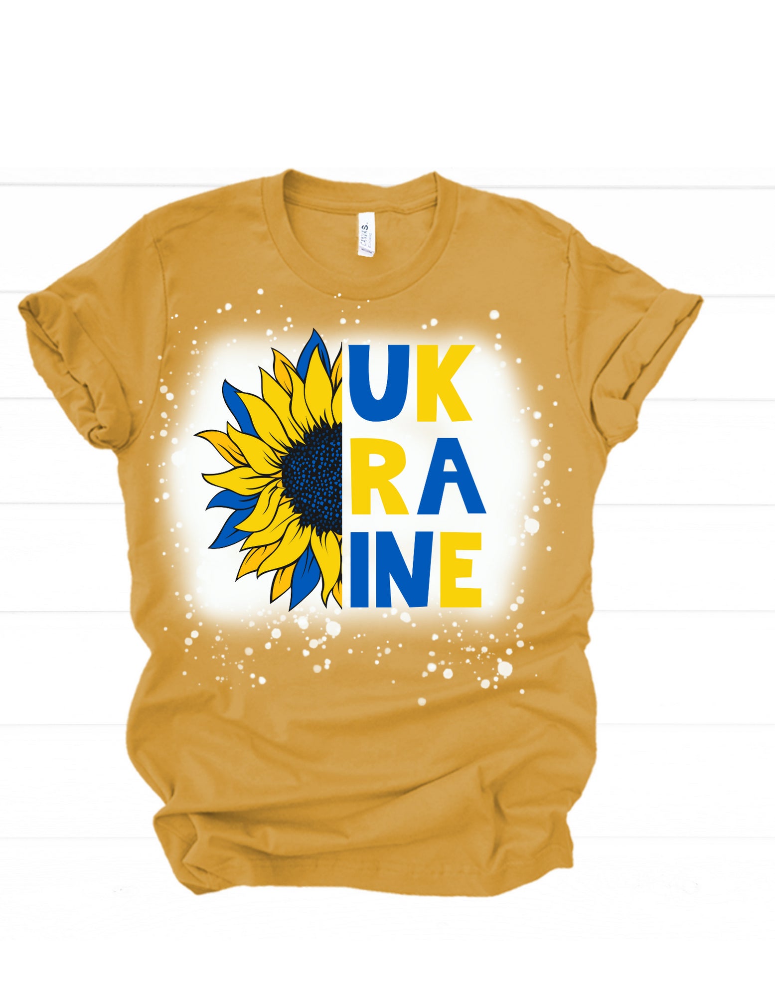 “Stand With Ukraine” UNISEX Flower T-shirts