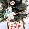 Friendsheep Wool  Holiday Ornaments and Garland