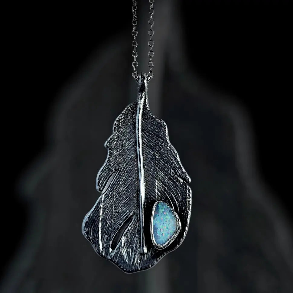 Merging Metals Copper and Stone Necklaces