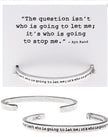 Quotable Cuff Bracelets by Whitney Howard Designs