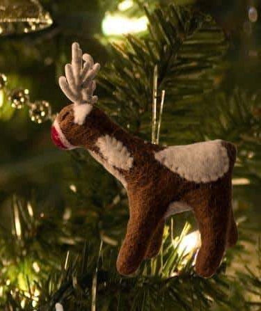 Friendsheep Wool Holiday Ornaments and Garland