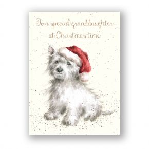 Wrendale Designs Card - Footprints in the Snow