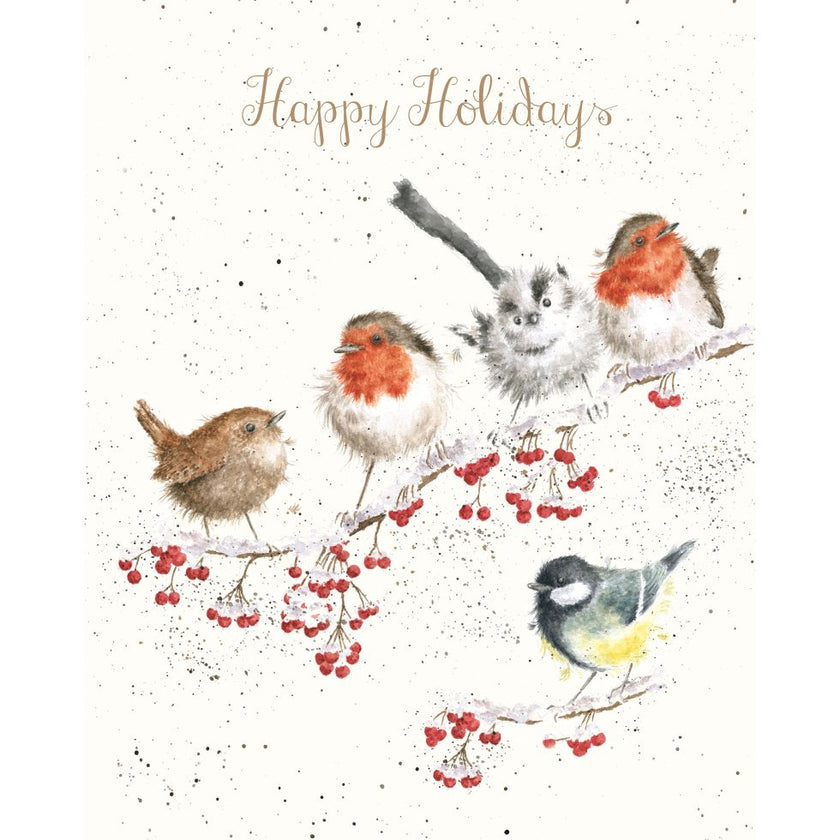 Wrendale Designs Card - Footprints in the Snow