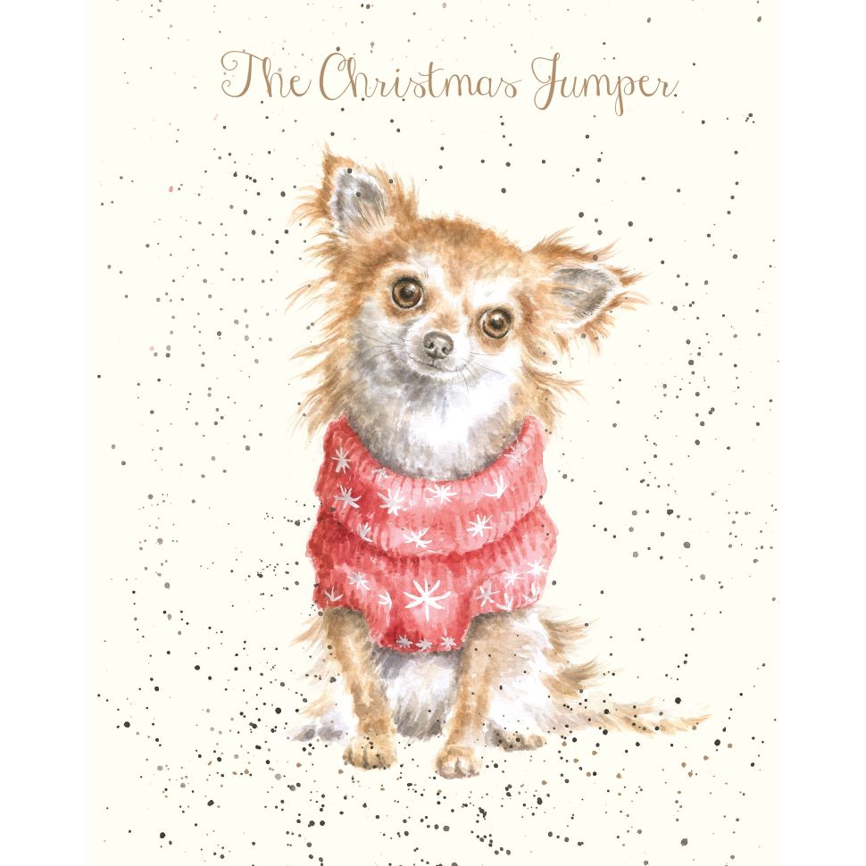 Wrendale Designs Card - Footprints in the Snow