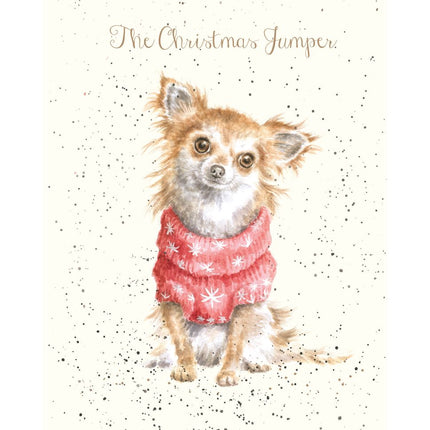 Wrendale Designs Card - Footprints in the Snow