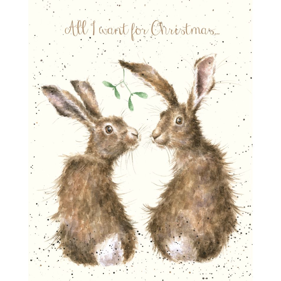Wrendale Designs Card - Footprints in the Snow