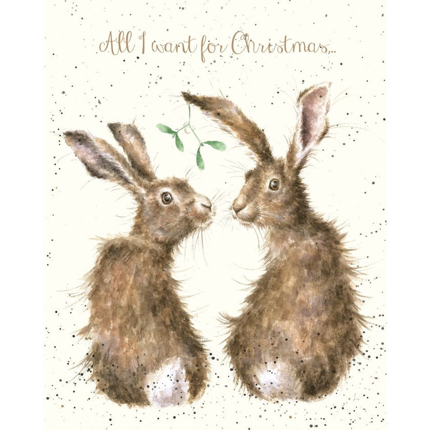 Wrendale Designs Card - Footprints in the Snow