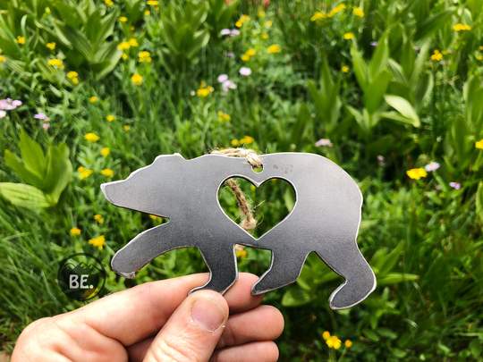 BE Creations Recycled Steel Christmas Ornaments