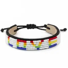 Beaded LOVE Bracelets by Love Is Project
