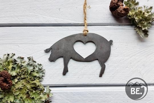 BE Creations Recycled Steel Christmas Ornaments