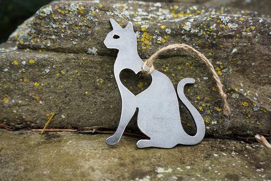 BE Creations Recycled Steel Christmas Ornaments