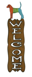 Whimsies Metal Welcome Signs