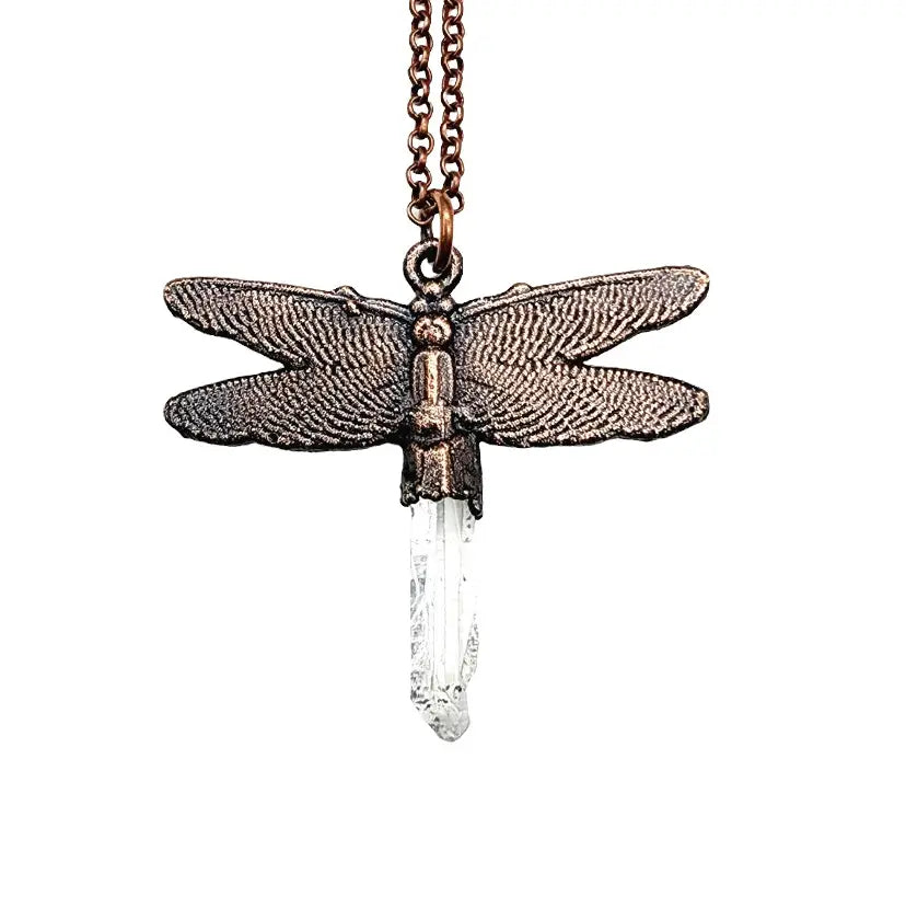 Merging Metals Copper and Stone Necklaces
