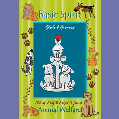 Basic Spirit Handcrafted Pewter Giving Ornament