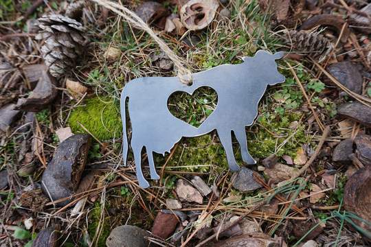 BE Creations Recycled Steel Christmas Ornaments