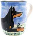 KD Designs Deluxe Mug, Doberman Pinscher, Mugs