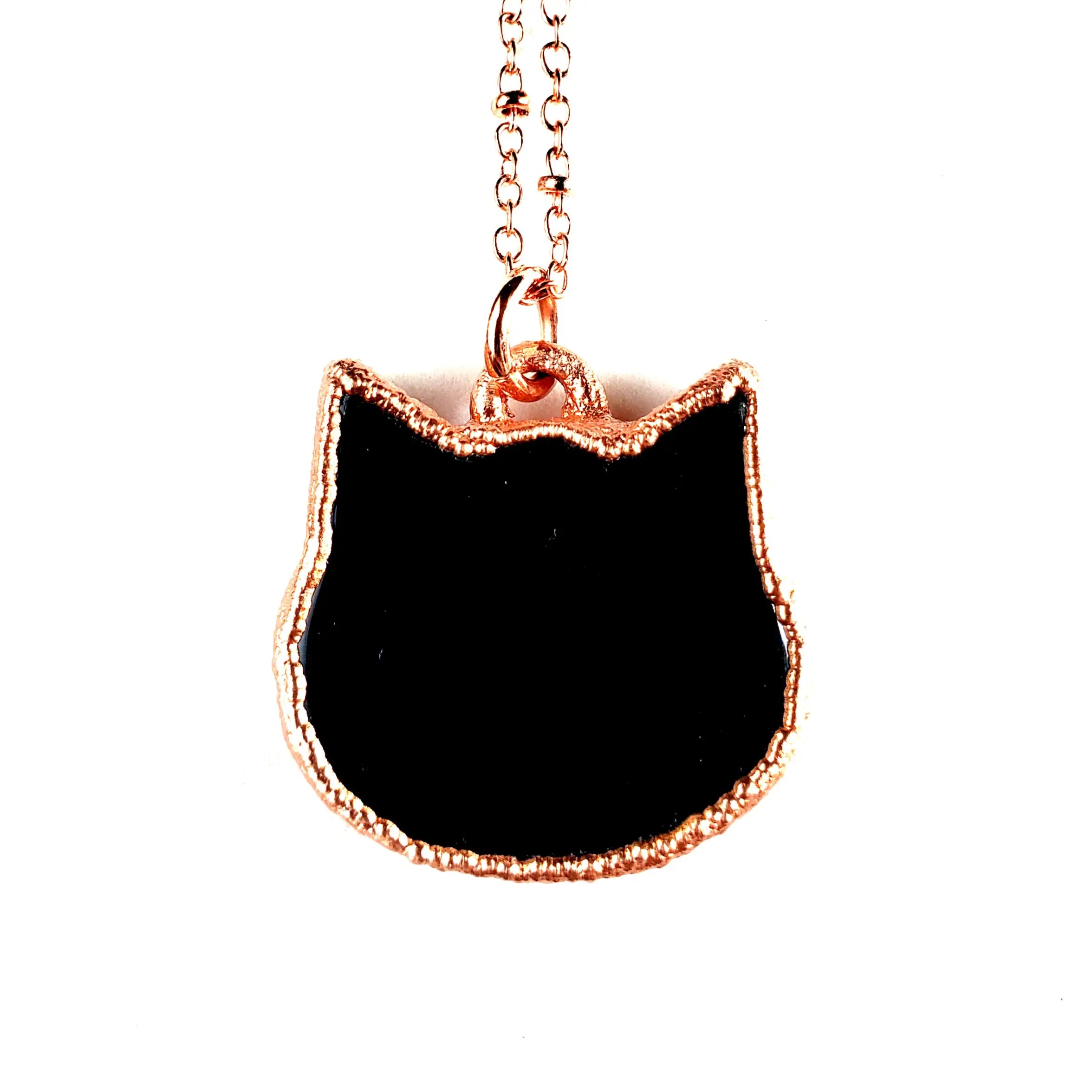 Merging Metals Copper and Stone Necklaces