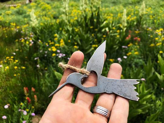 BE Creations Recycled Steel Christmas Ornaments