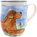 KD Designs Deluxe Mug, Golden Retriever, Mugs