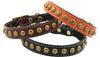 Auburn Leathercrafters Heirloom Star Leather Dog Collar, Leashes and Collars