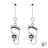 Dazzling Paws Jewelry Sterling Silver Earrings