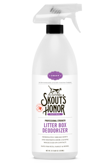 Skout's Honor Professional Strength, All-Natural Cat Litter Box Deodorizer