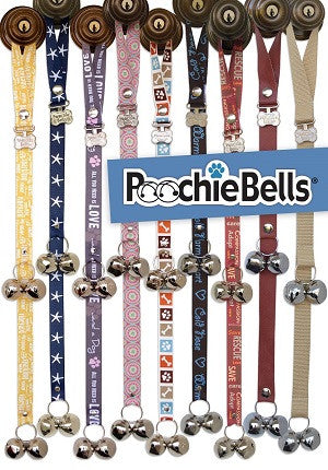 Poochie Bells Classic Dog Potty Doorbell, Dog Training Aid