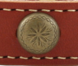 Auburn Leathercrafters Lake Country Sunburst Leather Dog Collar, Leashes and Collars