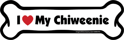 Imagine This Car Magnet, I Heart My... Mixed Breeds
