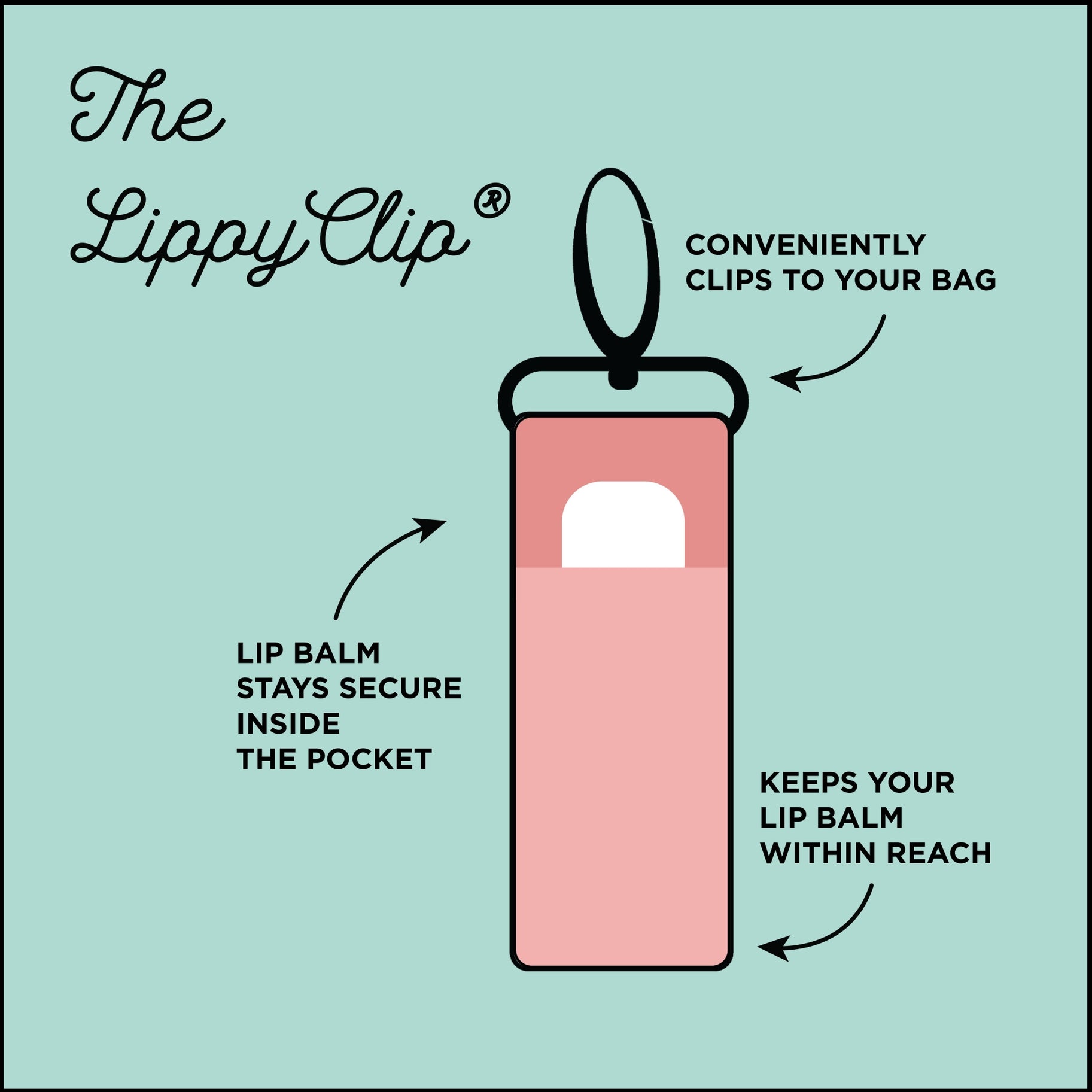 LippyClip Lip Balm and Sanitizer Holders