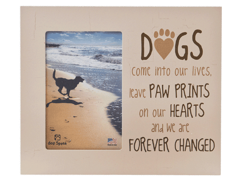 Dog Speak Memorial Frame & Sign Collection